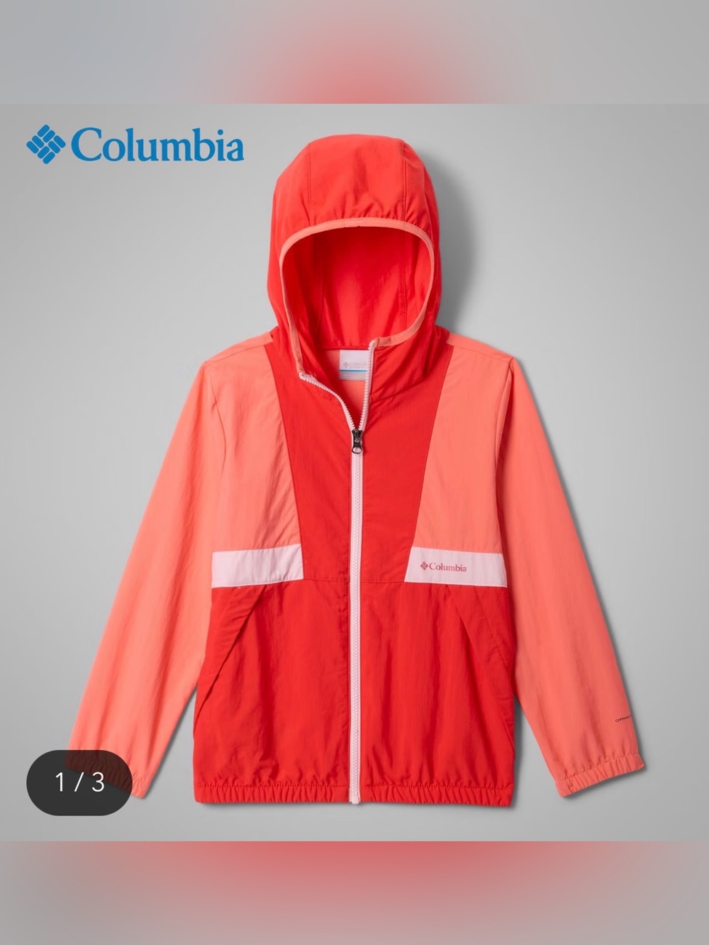 Columbia Kids Spire Valley Windbreaker (Size: XL)